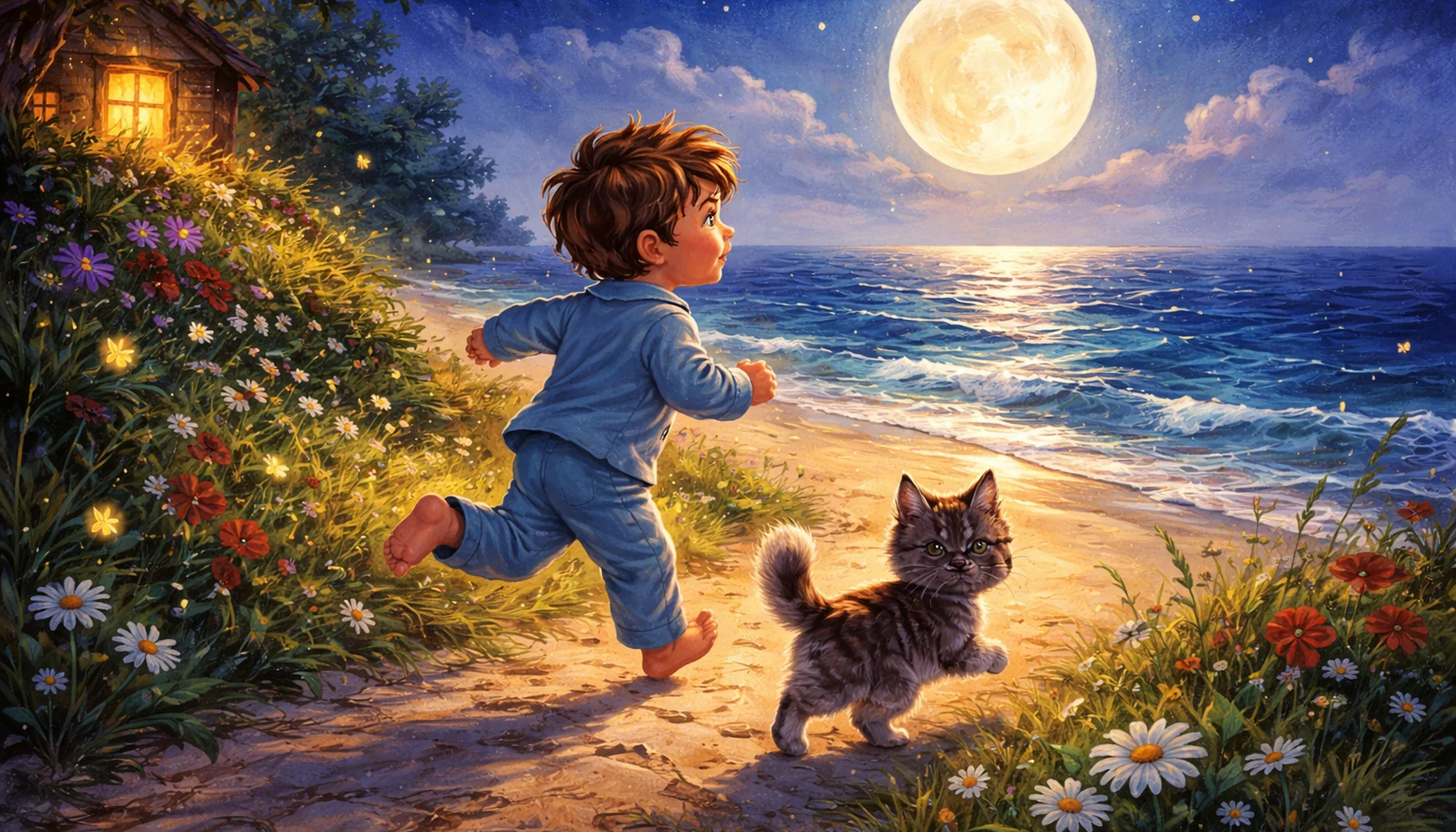 Kuba i Kotek Mruczek pod wodą